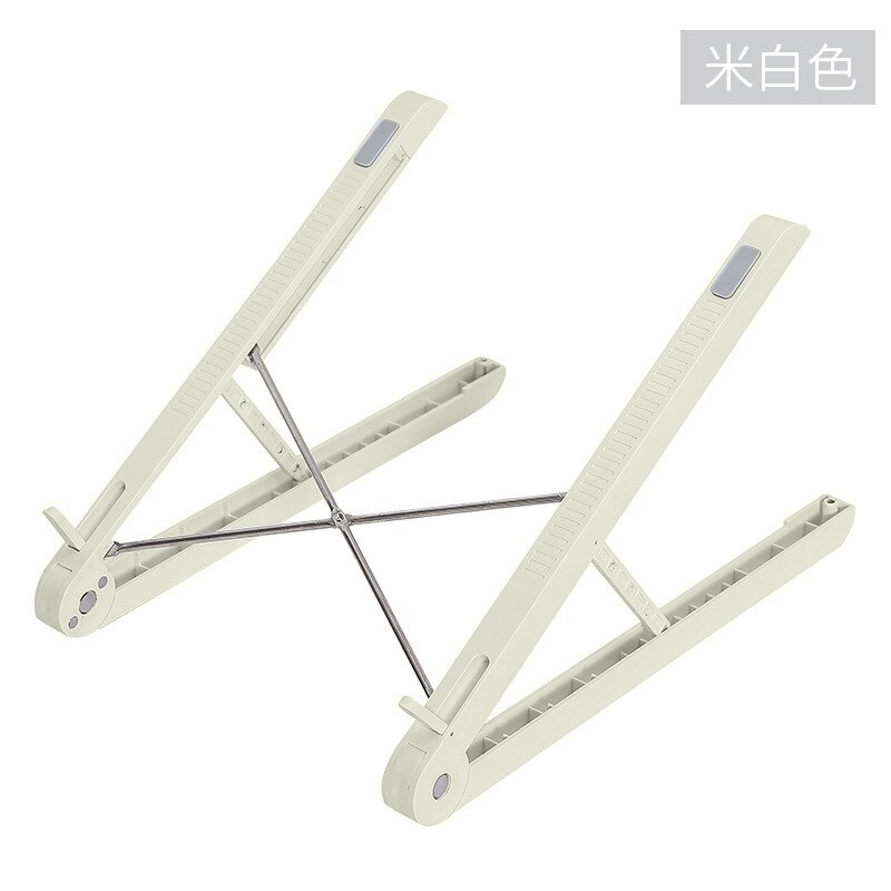 Portable Laptop Stand Desktop Support Raise Bracket Heat Dissipation Folding Storage Base Lifter Computer Stand Botebook Holder: WH