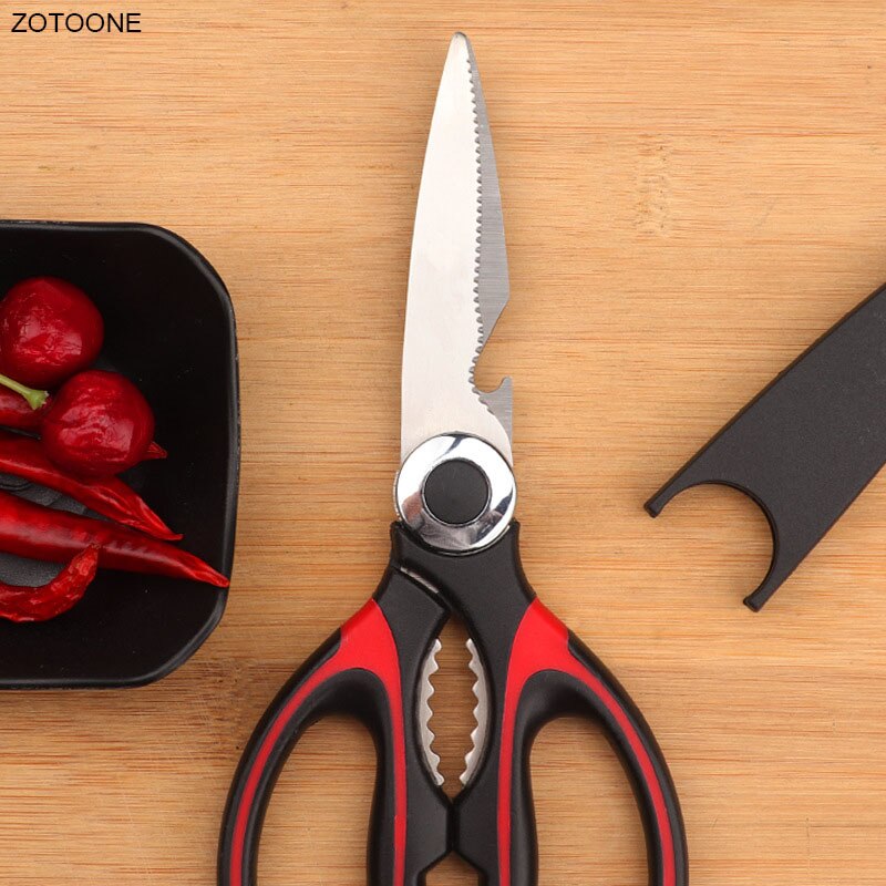 Zotoone Roestvrijstalen Keuken Schaar Multifunctionele Scharen Tool Voor Groenten Vlees Kruiden Diy Schaar Tool Keuken Schaar G