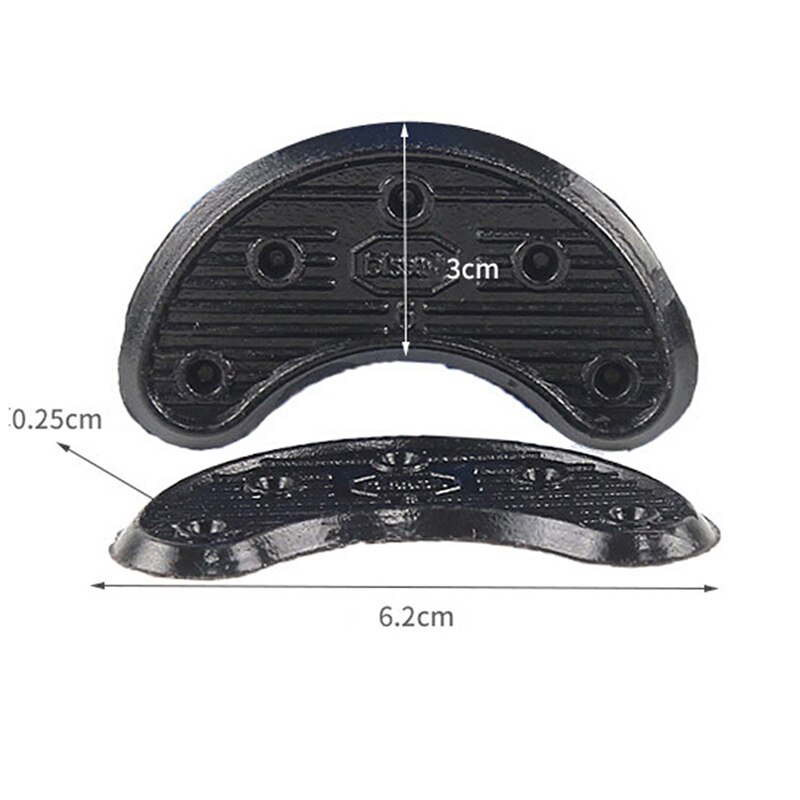 10pcs=5Pair Rubber Shoes Heels Guard Stickers Black Shoes Heel Sole Sticker Shoe/Foot Care Anti-Wear Heel Liner Non Slip