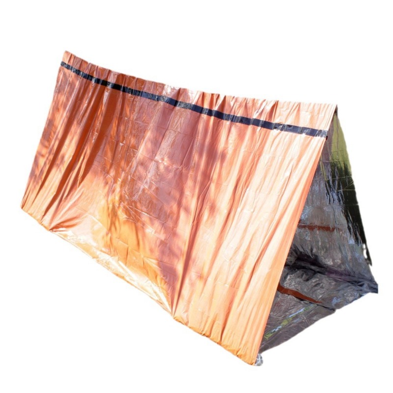 Outdoor Emergency Tent, Survival Blanket, First Aid Blanket, Insulation Blanket, Simple Tent, Sunscreen, Space Blanket