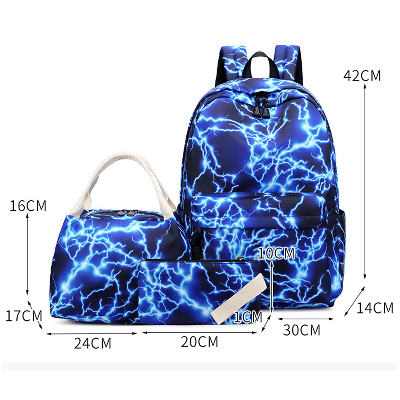 atinfor, mochilas escolares para chicas adolescentes, conjunto de mochilas multifuncionales de , mochilas escolares impermeables de nailon