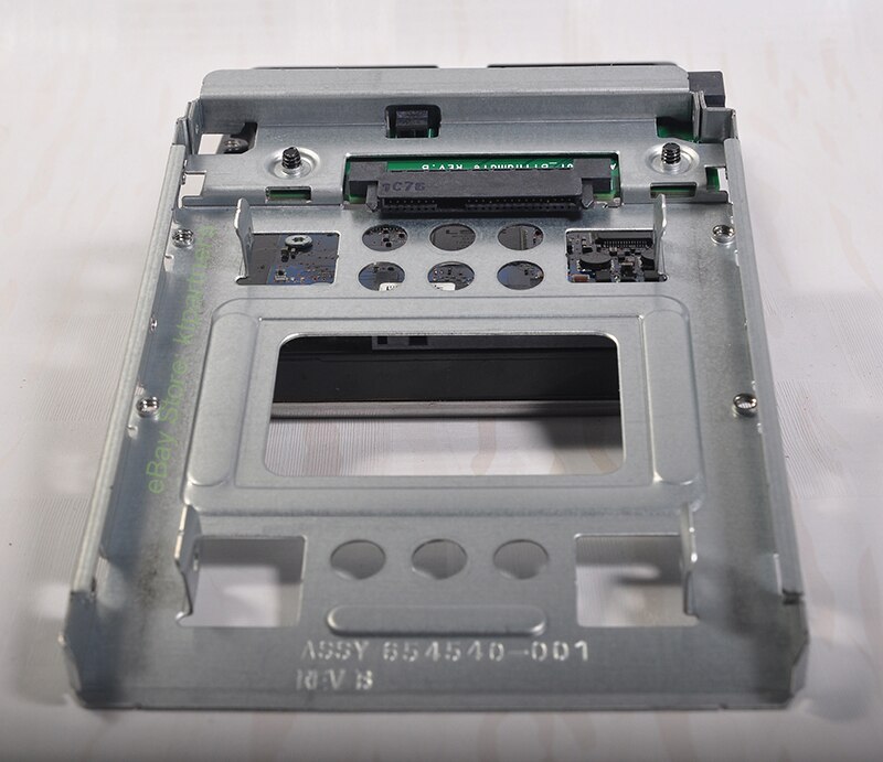 Original 654540-001 HP 2,5 "SSD 3,5" SATA HDD Disco Duro adaptador bandeja SAS soporte Bay MicroServer N54L N40L N36 651314-001