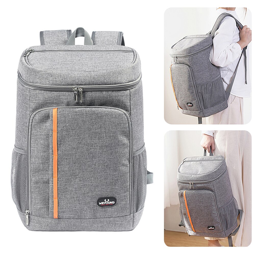 Thermal Cooler Bag Cooler Backpack Leak-Proof Grocery Waterproof Insulated Bag for Outdoor Hiking Picnic Camping Beach Equipment