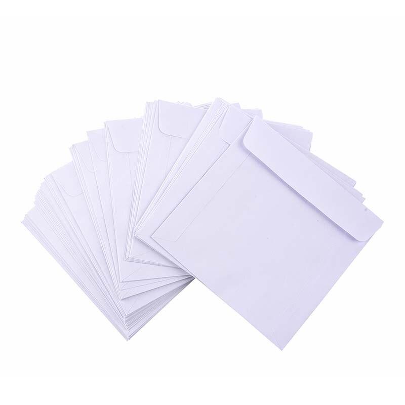 50 x 5 inch CD DVD pockets flap cover envelopes