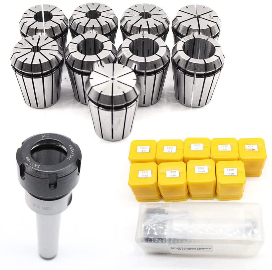 MTA2 MTA3 MTA4 MTB2 MTB3 MTB4 Morse Conus Houder + 13Pcs ER20 Lente Spantangen Set 1-13Mm spantang Voor Cnc Frezen Draaibank Gereedschap