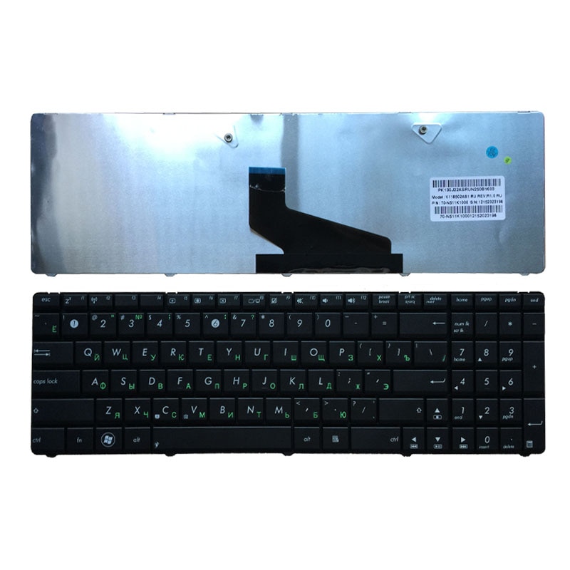 Russische Keyboard Voor Asus K53TA K53TK K73BY K73T K73B K73TA X73B X73CBE K53BYA53 A53T X53 X53B X53C X53T X53U Laptop ru