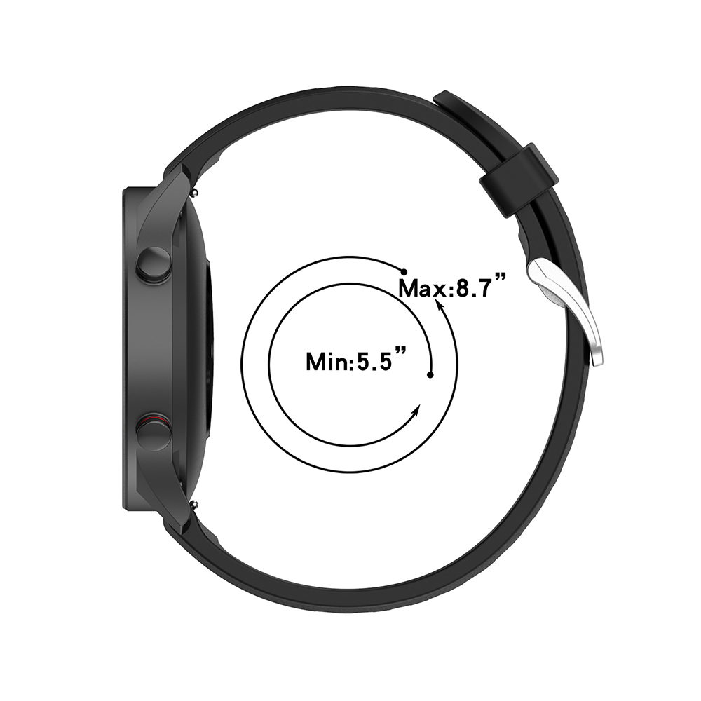 22mm blød silikone urrem til xiaomi mi watch color sportsurrem armbånd til xiaomi watch  s1 pro /s1 active /s2/ color 2