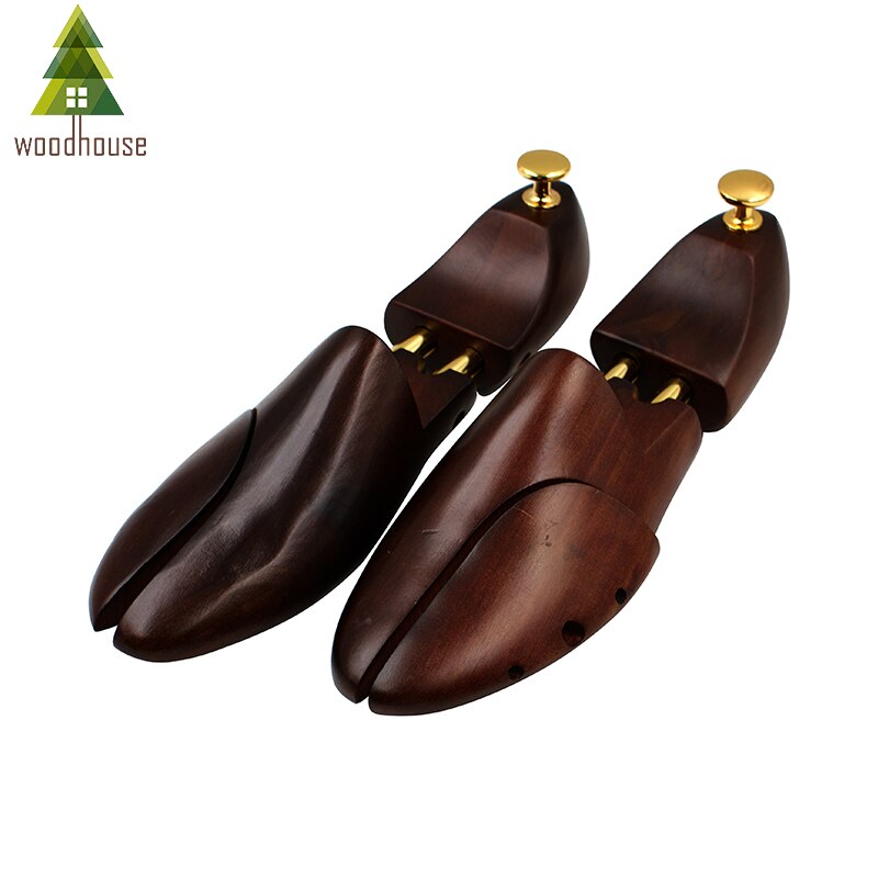 Woodhouse Tube jumeau en bois de cèdre rouge ajustable, arbre à chaussures, hommes et femmes
