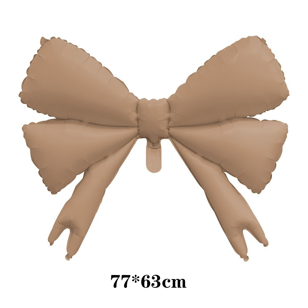 Strikvormig thema folie matte strik kinderverjaardagsfeest decoratie grote vlinderballon fotorekwisieten jubileum evenement decoratie