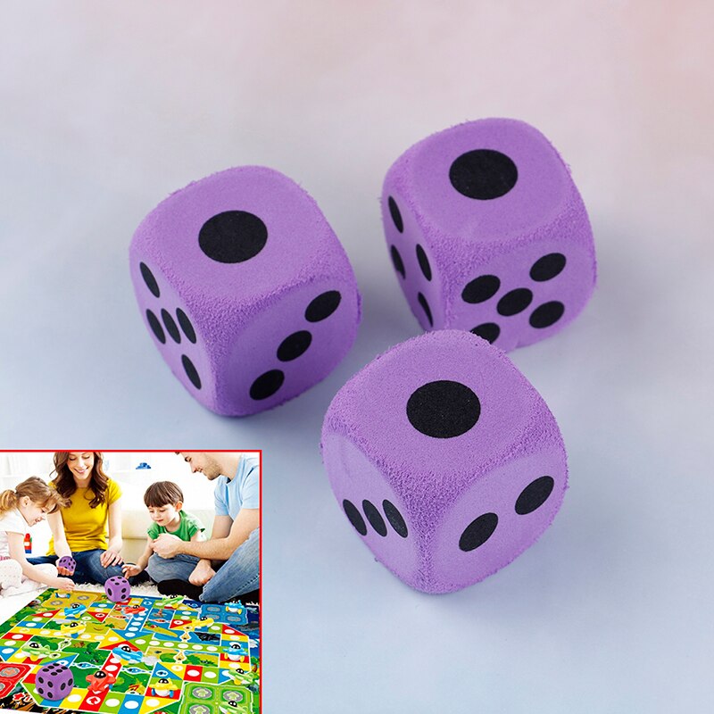 1pc EVA Foam Playing Dice Block Party Toy Game Prize for Children