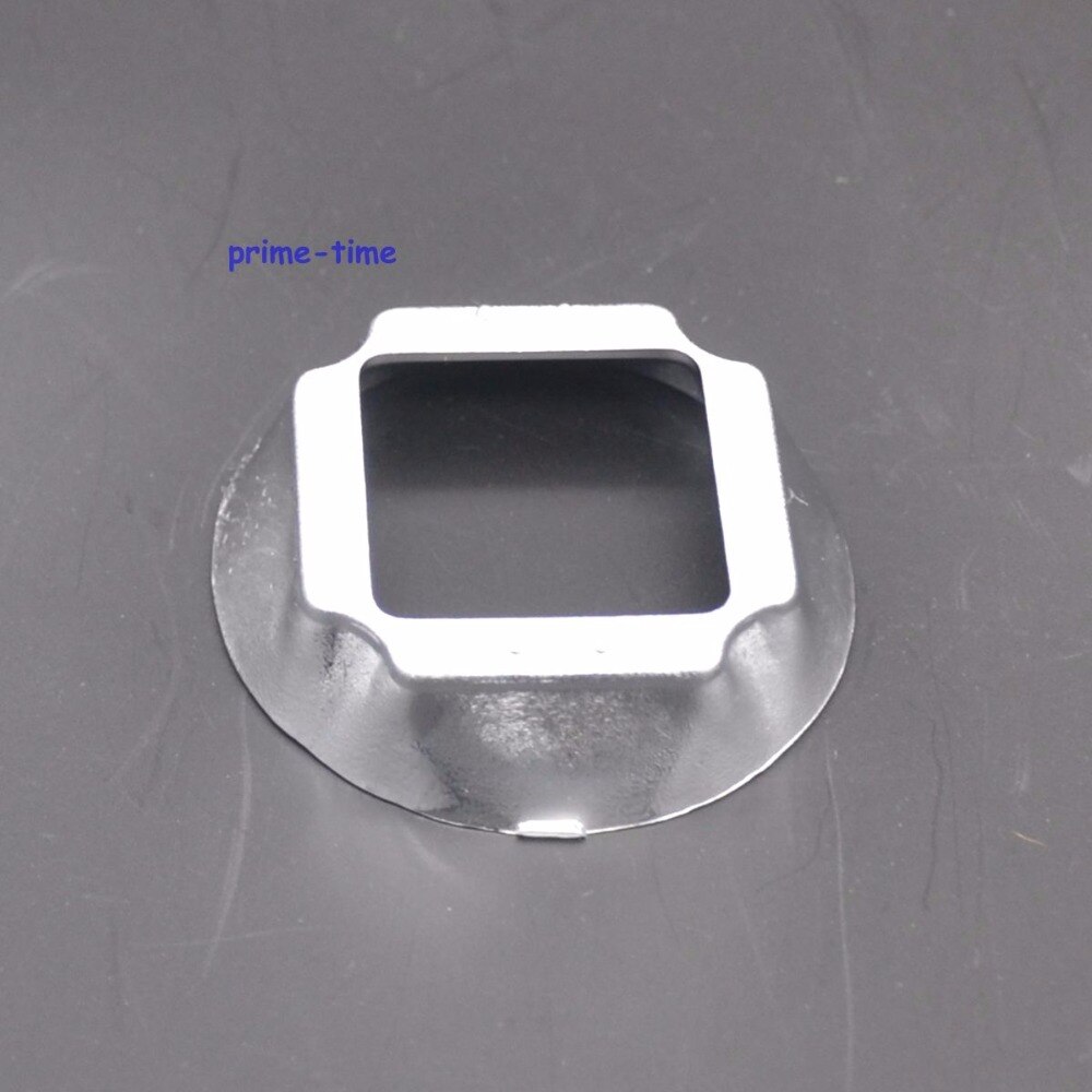 44mm Optical Glass LED Lens 120 degree + Square Reflector Collimator + Fixied Bracket 3 in 1 Kit for 20W-100w High Power LEDs