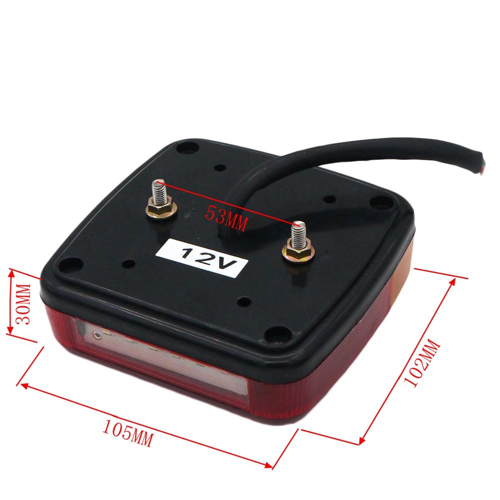 2pcs 12V 26LED Car rear daf Trailer Truck Taillight Brake Stop Turn Signal lights camiones luces remolque aanhanger vrachtwagen