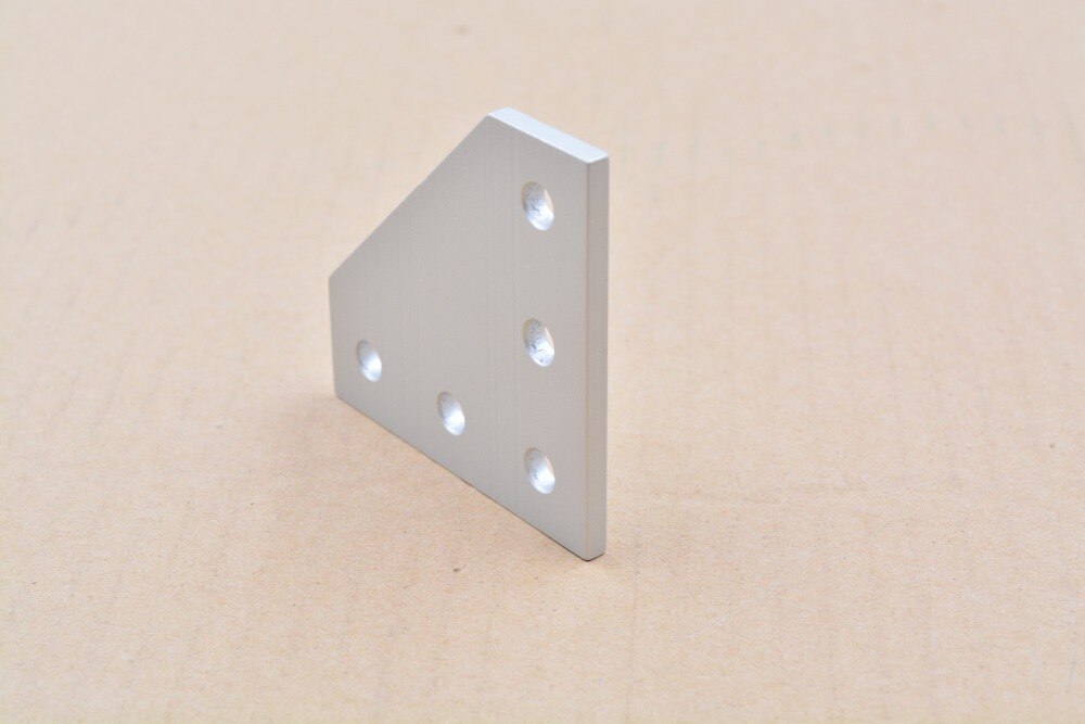 1PCS 5 holes 90 degree joint board plate corner angle bracket connection joint strip for aluminum profile