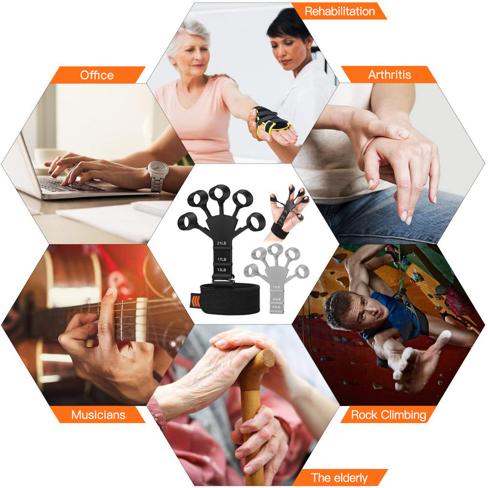 Håndgreb finger power underarm styrke muskel restitution træning griber fitness gym motionstræner træner genoptræning tilbehør