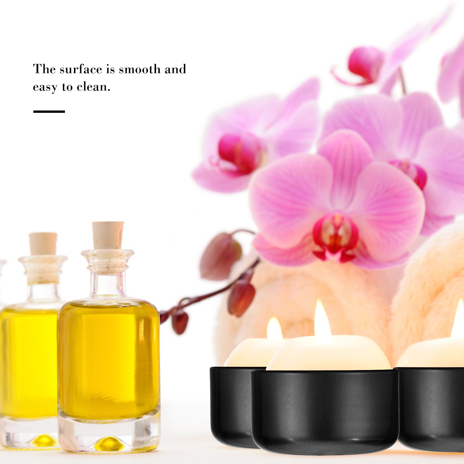 12PCS Metal Candle Tins Candle Container Travel Tins 50ml DIY Candle Making Jars