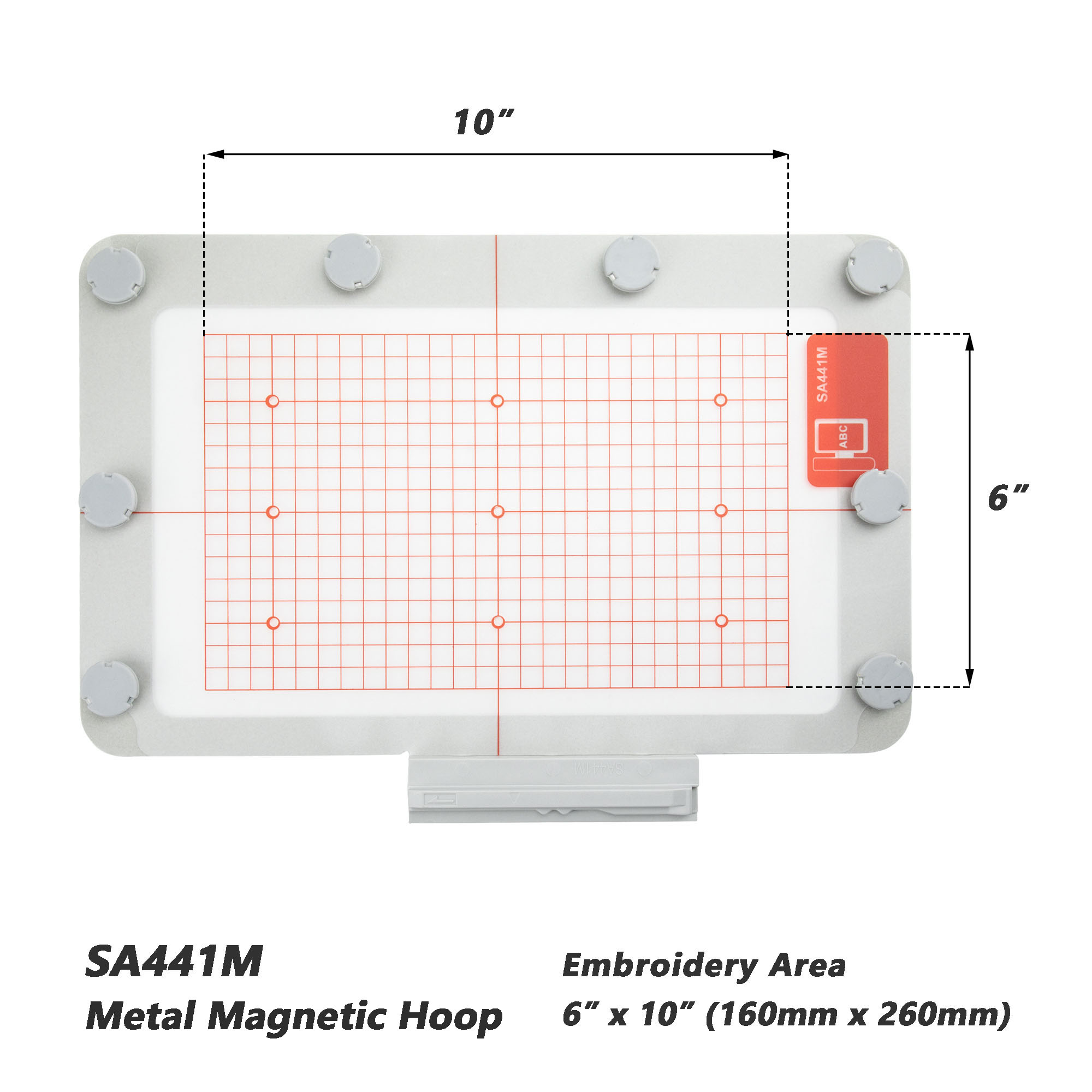 Metal magnetic hoop set for brother  v3 v5 v7 bp2100 bp2150l bp1430l nv870 nv800e ve2300 nq1400e xe1 xj1 embroidery machines: Dark khaki