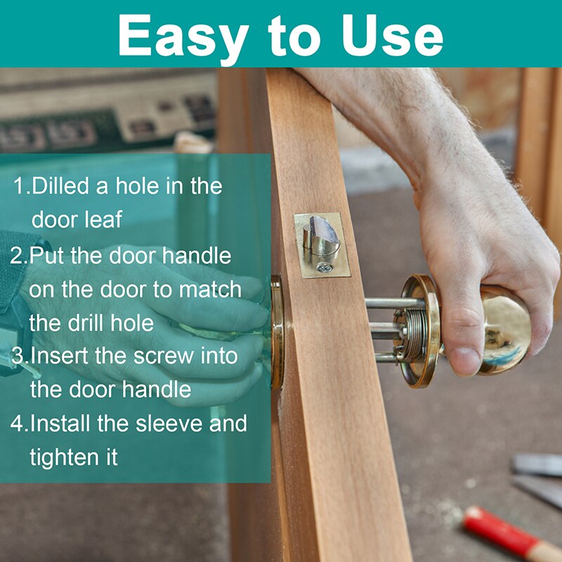 M3 M4 Door Handle Screws Nickel Plated Connecting Fixing Sleeve Bolts Male to Female Screws for Escutcheons Door Handle Knobs