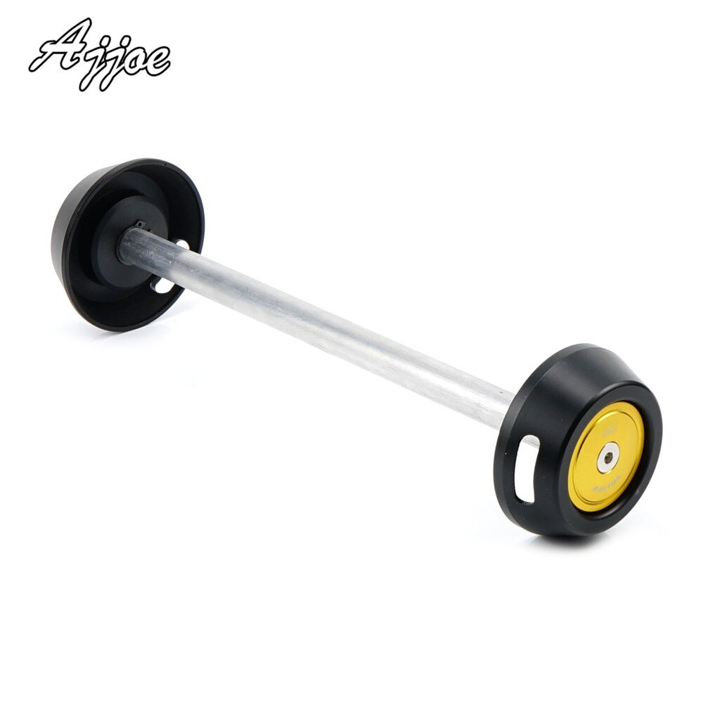 Motor Voor & Achter Vork Wiel Frame Slider Valblokken Voor Ducati Streetfighter 1098 Multistrada 1200 Multistrada 1200S: Rear-Gold