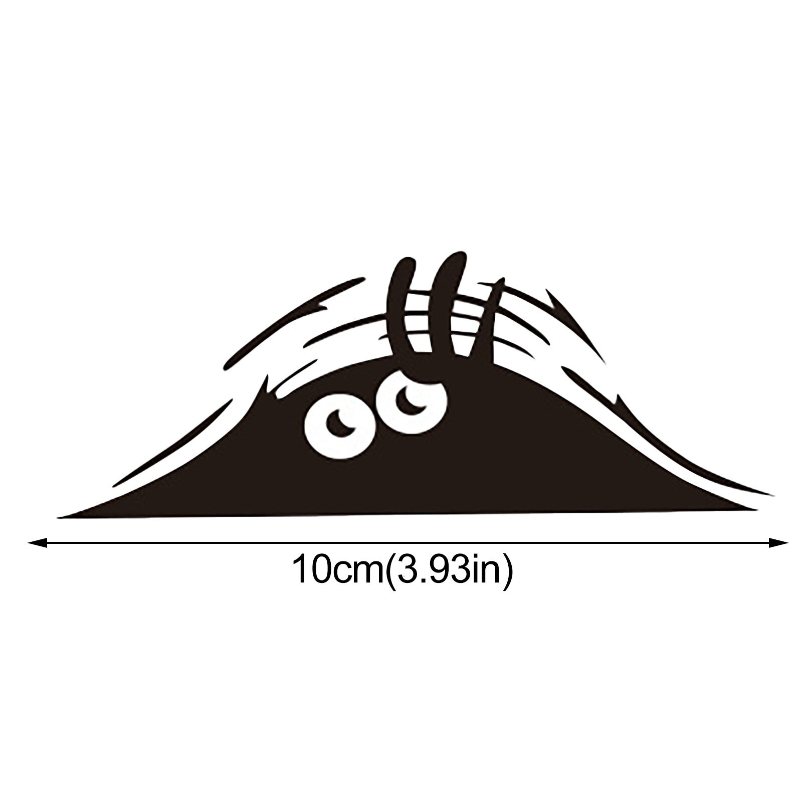 20*8cm Funny Peeking Monster Auto Car Walls Windows Sticker Graphic Vinyl Car Decals Car Stickers Styling Accessories EA10701