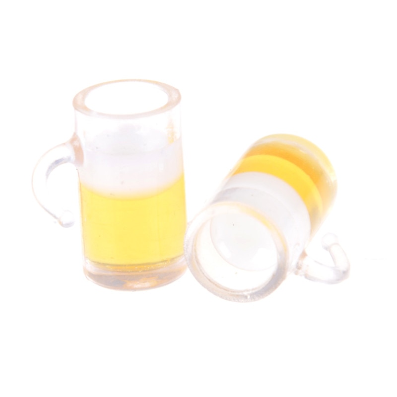 1:12 Super Nette Mini Bahre Tasse Schnelle Lebensmittel Spielzeug Miniatur Puppe Haus Möbel 18*10mm Für Puppenhaus Decals