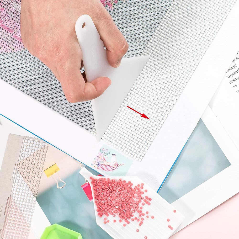 Square Painting Tool Ruler Stainless Steel DIY Drawing Ruler Blank Grids For Full Partial Drill 5D Diamond Painting Accessories