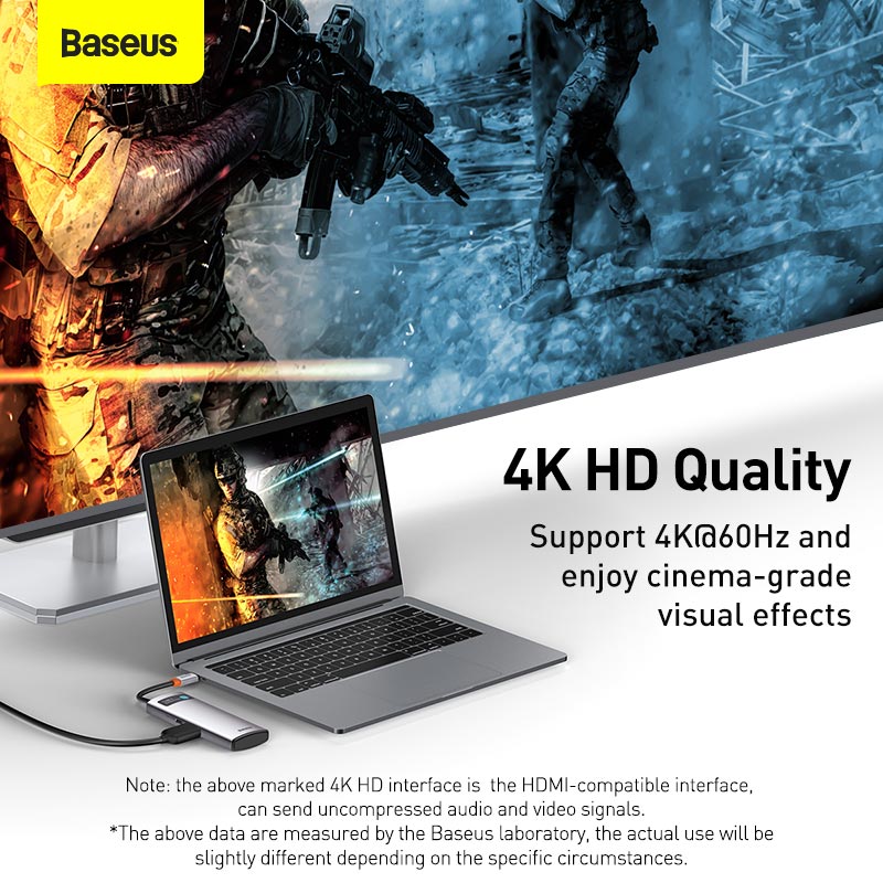Baseus 11 in 1 USB C HUB Multi HUB Ethernet Network PD 100W Type C Docking Station Splitter USB 3.0 Adapter For Macbook Surface
