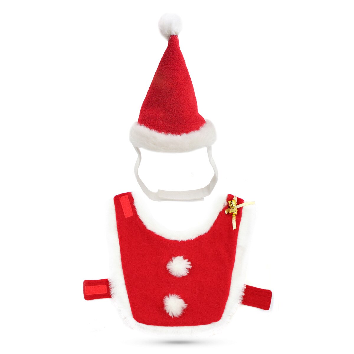 deguisement noel chien deguisement chien Costumes de noël pour animaux de compagnie, costume de père noël, chapeau pour chien et chat, cape, vêtements amusants pour animaux de compagnie, convient aux petits et moyens c: Suit-1