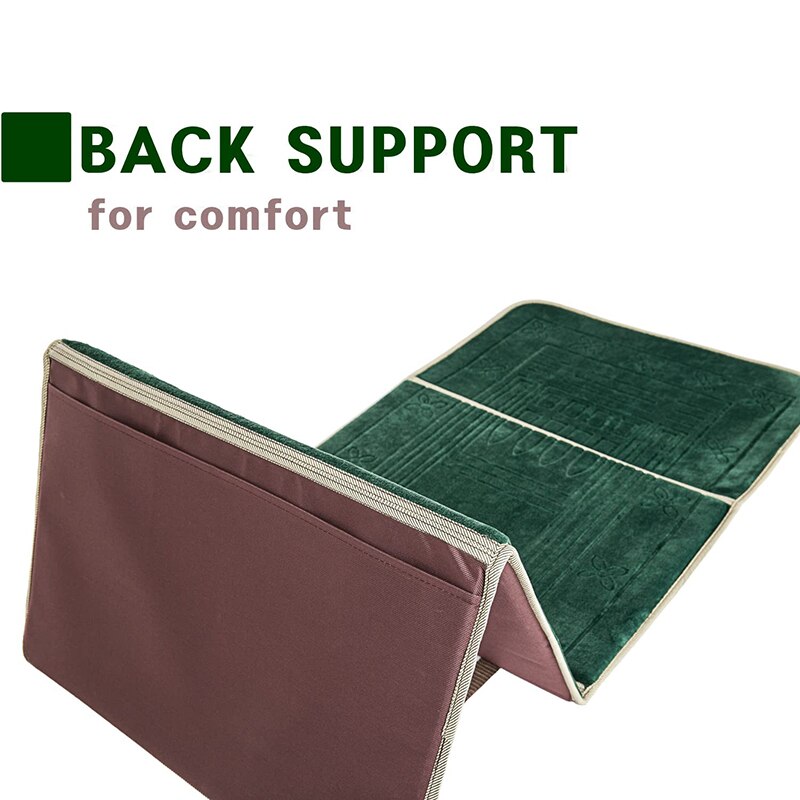 Esterilla plegable portátil para hacer ejercicio, esterilla de meditación y Yoga, para exteriores, Fitness, gimnasia, gimnasio, suelo, silla ergonómica, soporte para la espalda