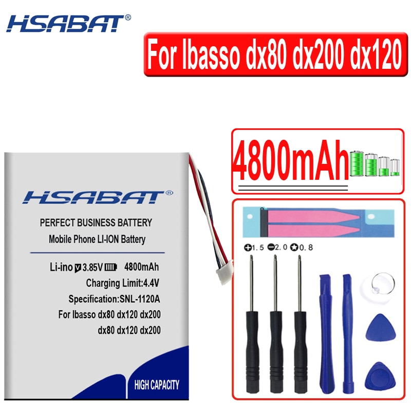 Hsabat 4800 Mah Batterij Voor Ibasso Dx80 X120 Dx200