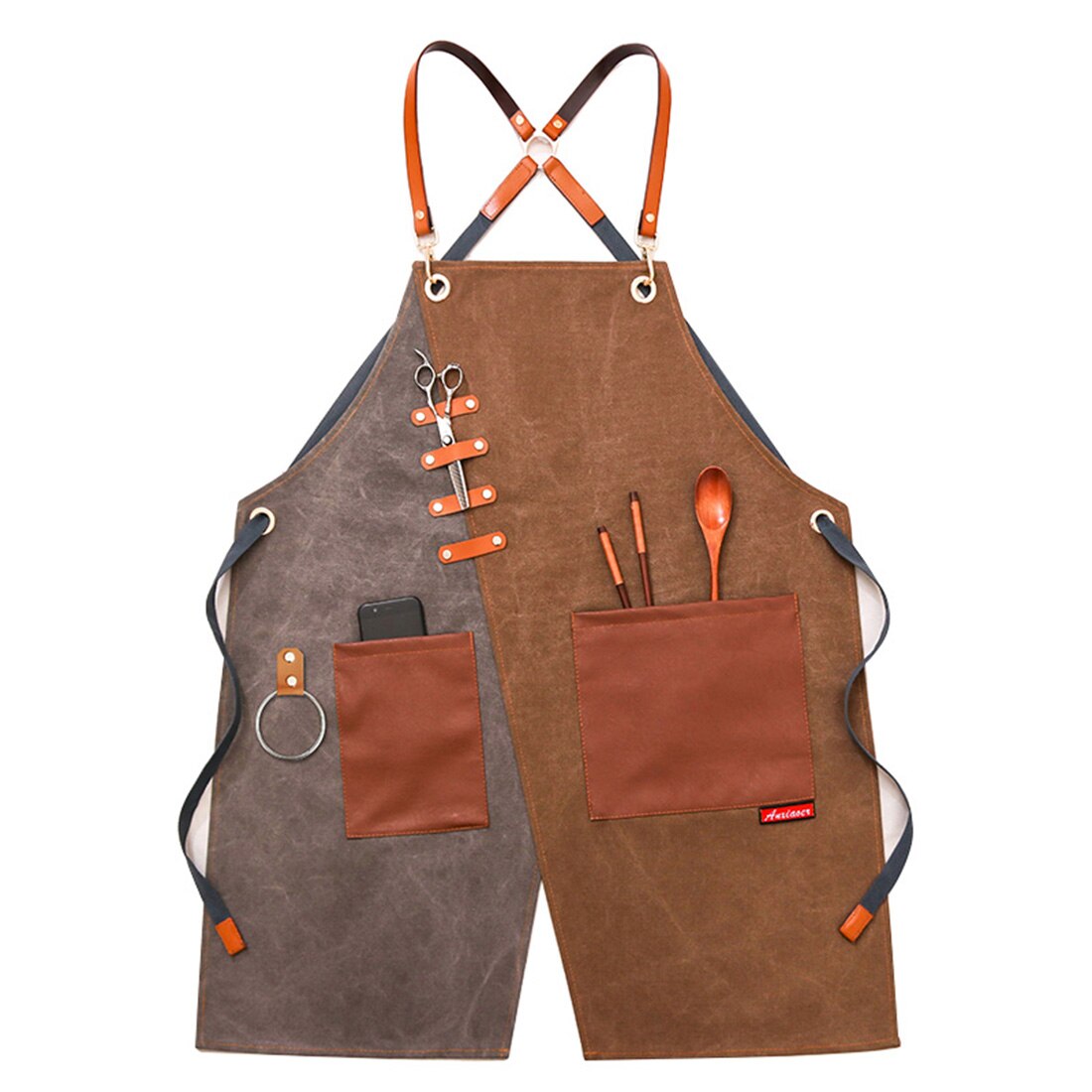 Keuken Restaurant Schorten Chef Uniform Koken Koffie Winkel Kappers Schort Bib Barber Bbq Bakkerij Ober Werk Uniform: style 5