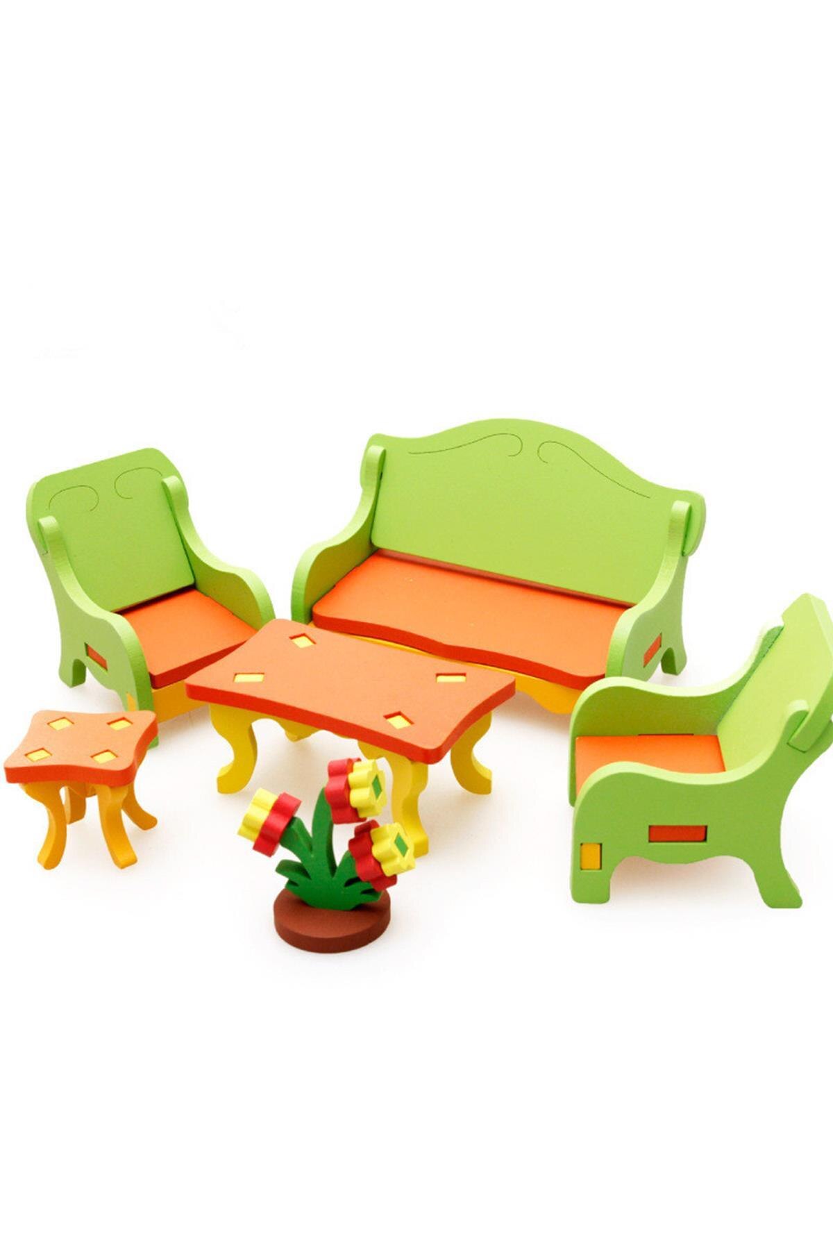 3D Wooden Puzzle - Salon Kit
