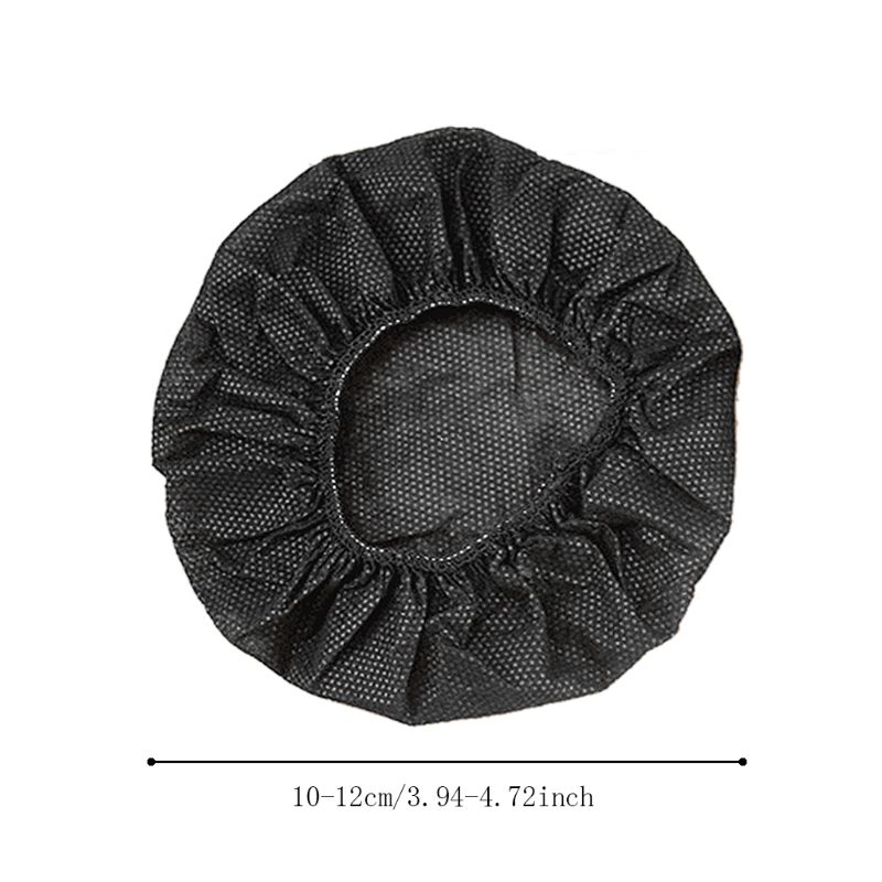 100 Stks/zak Wegwerp Hoofdtelefoon Cover Geweven Oorbeschermer Kussen 10-12Cm Headset 24BB