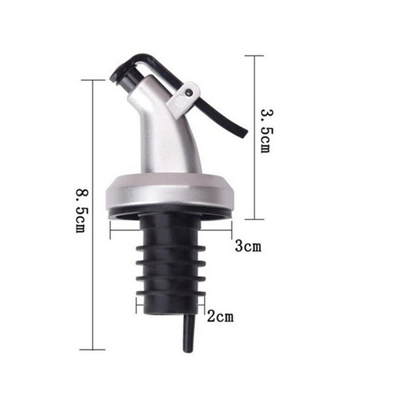 Bec Verseur Anti-fuite Pour Bouteille D'huile - En ABS/PP/silicone, 8.5x2 Cm - Pour Huile D'olive, Vinaigre, Sirop - 2