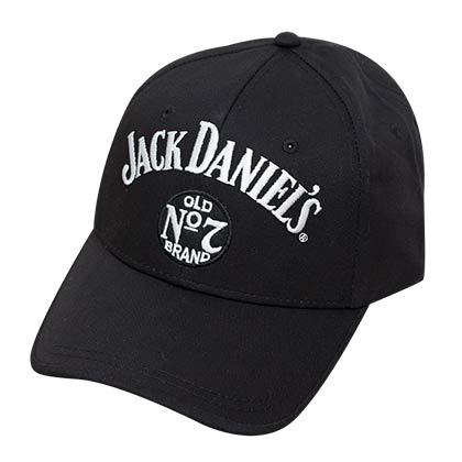 Jack Daniel's Old No.7 cappellino da Baseball ricamato nero regolabile con cappuccio snapback