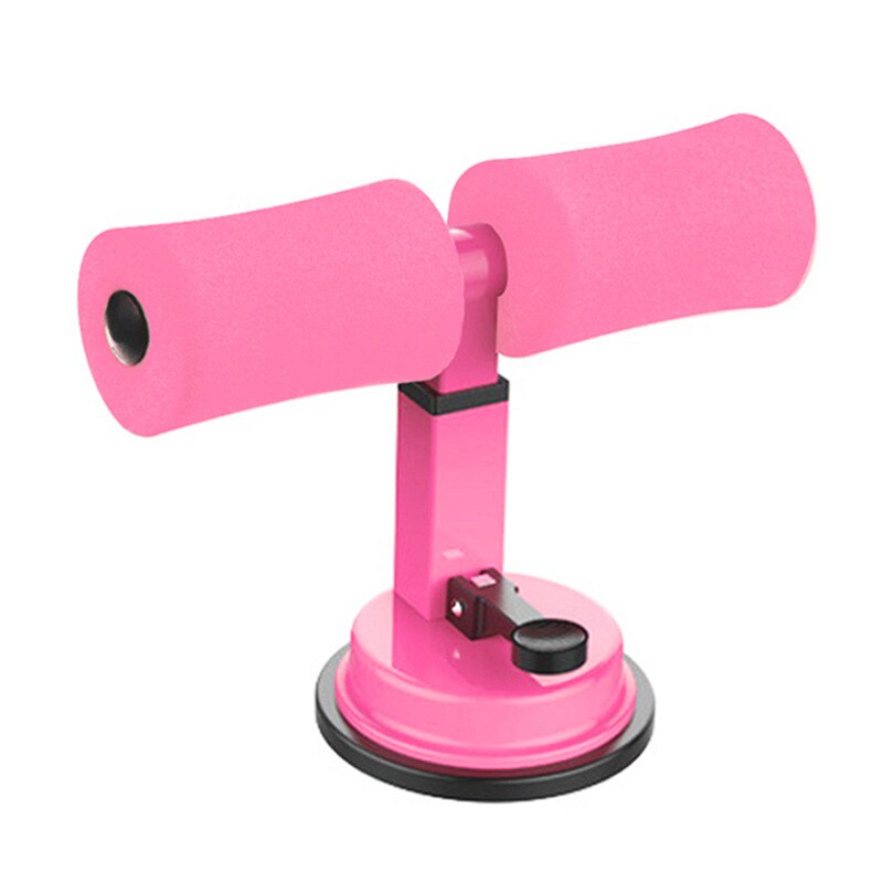 Men WomenTrainer Sit Up Bar Self-Suction Fitness Equipment Abdominal Strength Trainer Home Gym Muscle Training: Pink