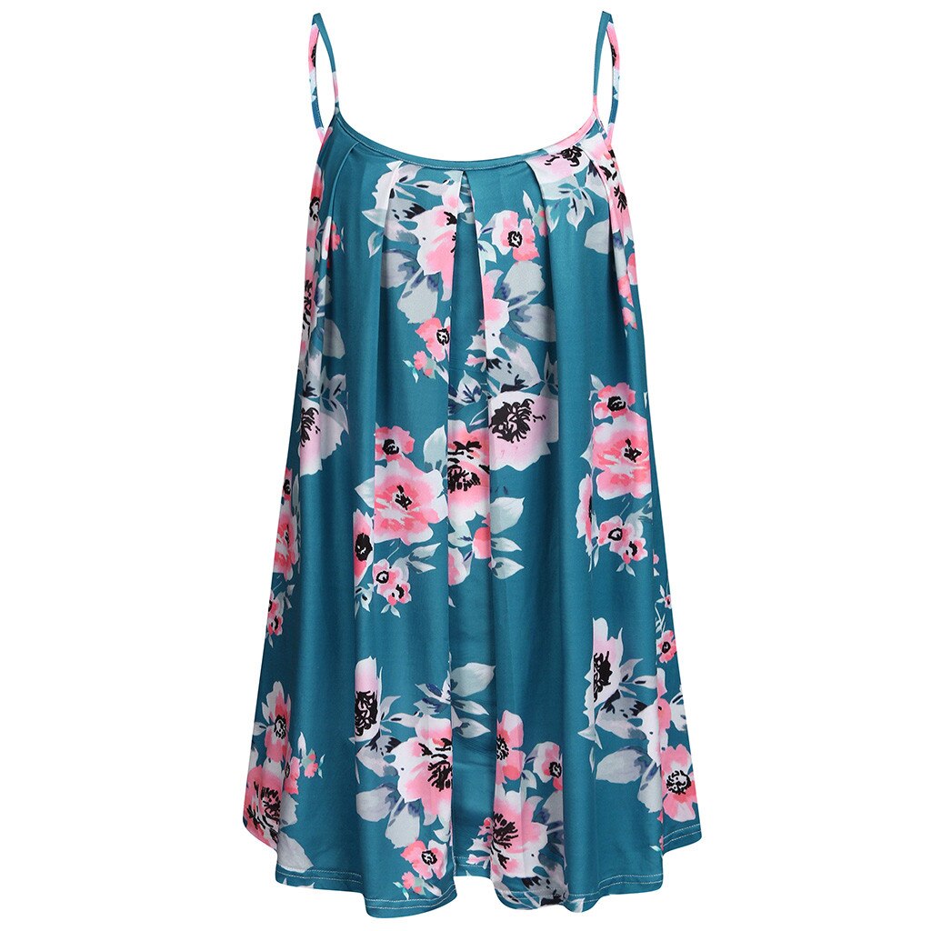 Casual Nursing Tops Women Pregnant Nusring Maternity Sleeveless Straps Ruffles Print Floral Tops Summer Nursing Tank Tops