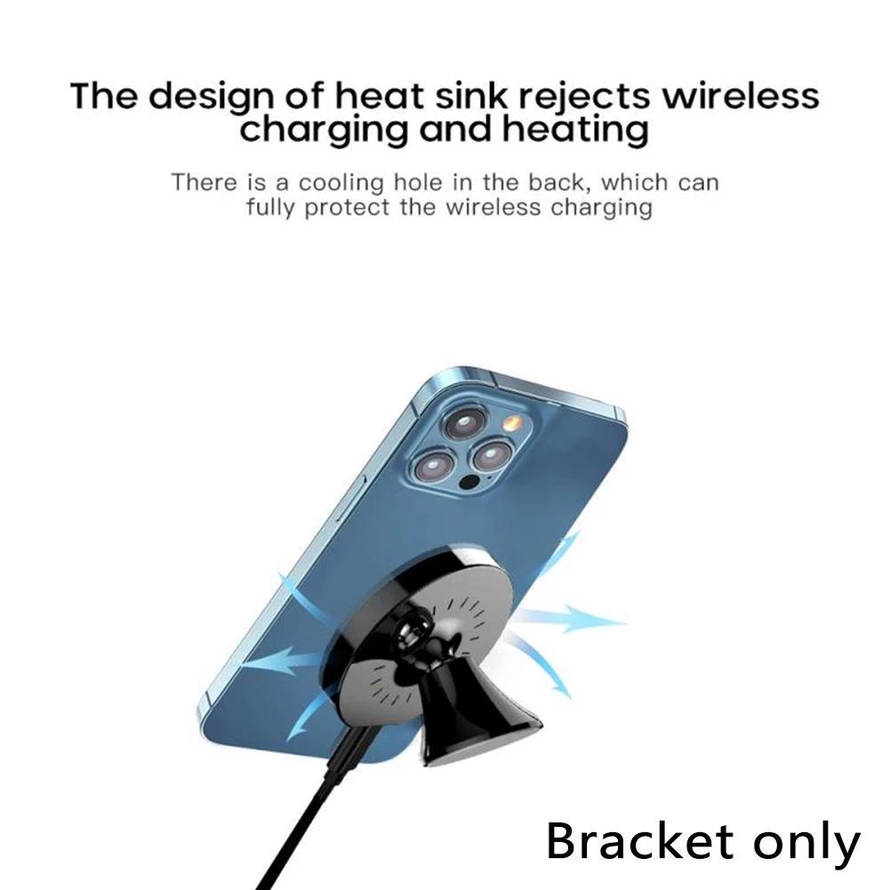 Magnetische Snelle Opladen Auto Telefoon Houder, 15W Draadloze Oplader Voor Iphone 12 Pro Mini, Case, 360 Graden