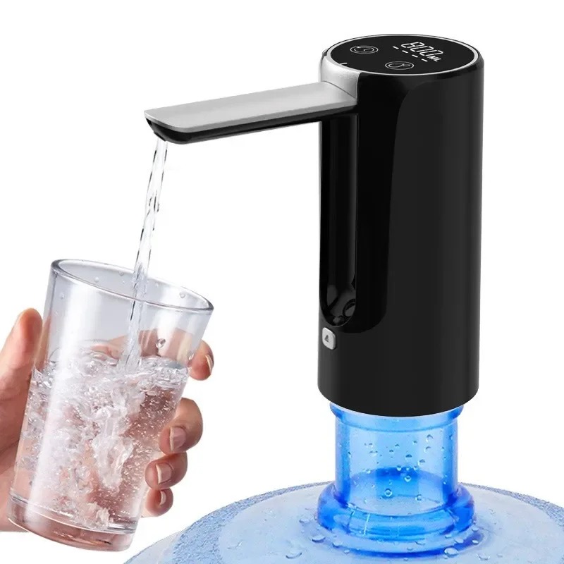 Waterdispenser pompfles Drankartikelen Elektrische waterkoeler 19 liter Drinkfontein gallon kraanwater Jerrycan pomp voor kan: zwart