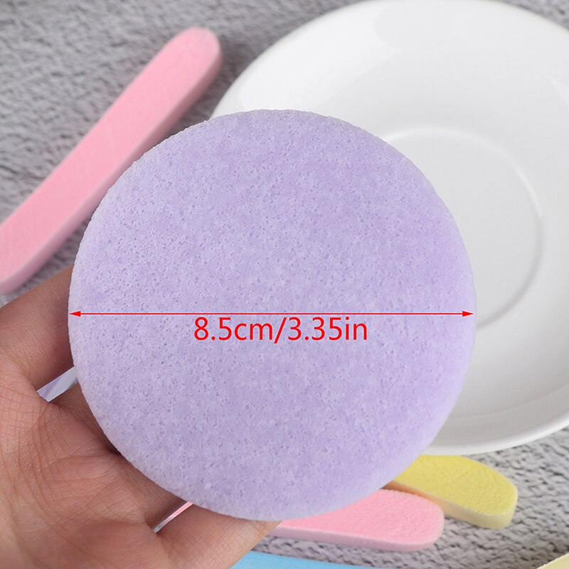 12pcs Compressed Facial Clean Wash Puff Face Cleansing Sponge Stick Skin Pad