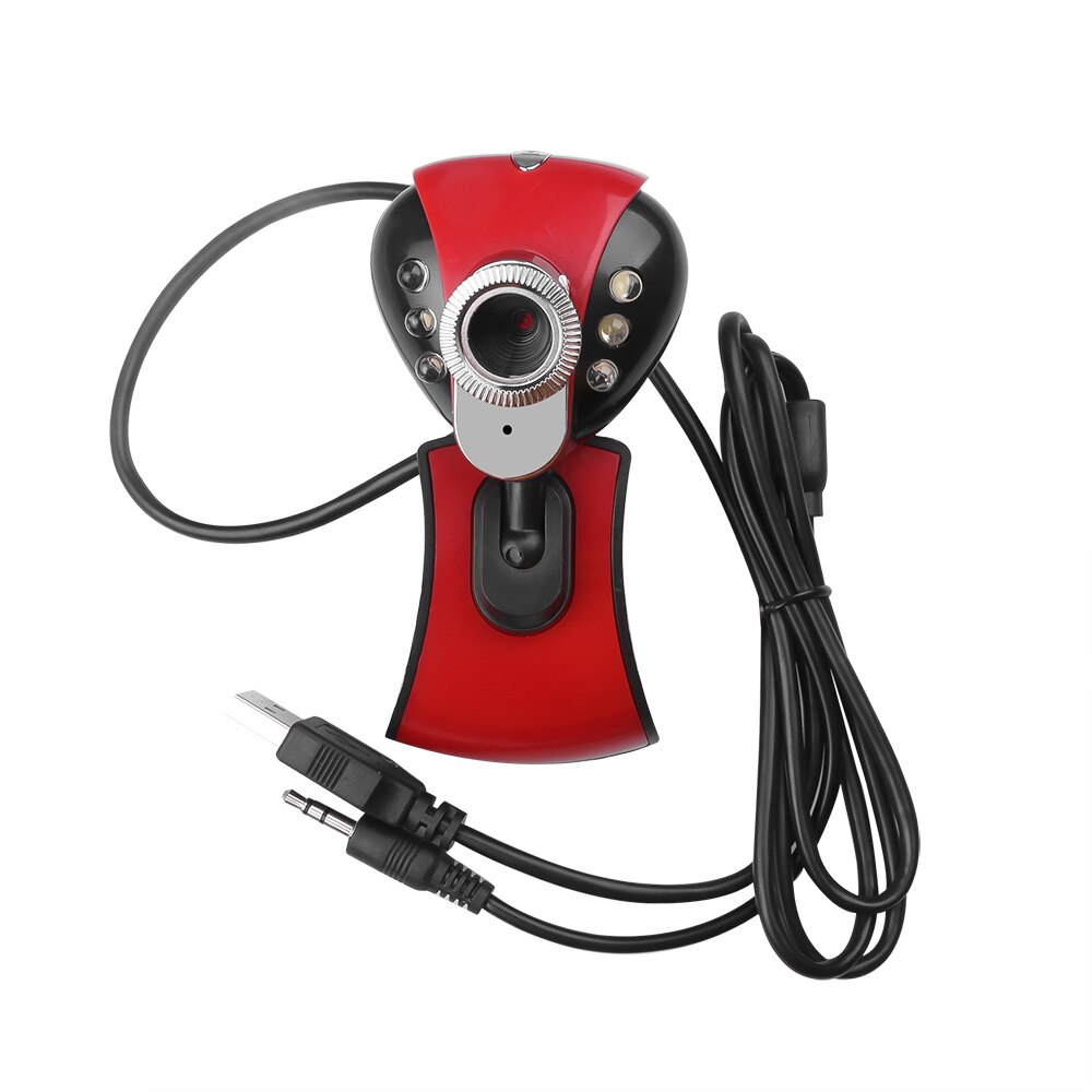 Kebidu USB2.0 ragnatela Della Macchina Fotografica Della clip-in poi per il Calcolatore Del PC Del computer Portatile tavoletta USB 2.0 50.0M 6 portato Macchina Fotografica del PC webcam con Il Mic Microfono della Webcam
