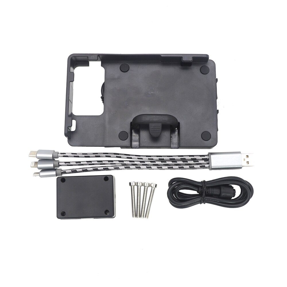 Mobiele Telefoon Houder Voor Tijger Gen 3 Motorfiets Stand Bracket Mount Accessoires Voor Tiger TG3 Zwart: B