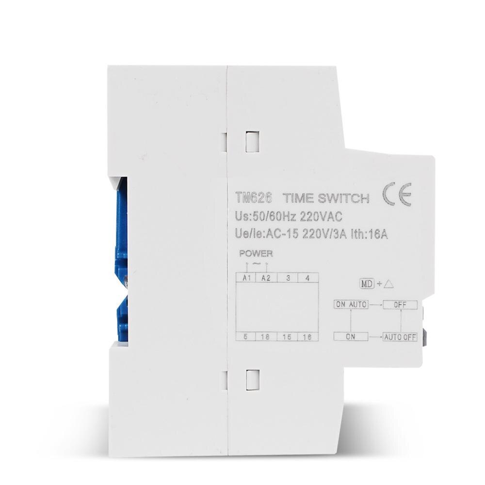2 Channels Separate Time Control Output 7 Days Programmable Timer Clock Switch Timer Switch