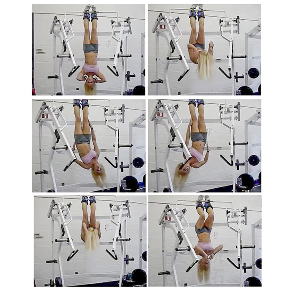 1 Pair Anti Gravity Inversion Boots Therapy Spine Ab Chin Up Gym Hook Hanging Pull Up Bodybuilding Fitness Handstand Shoes