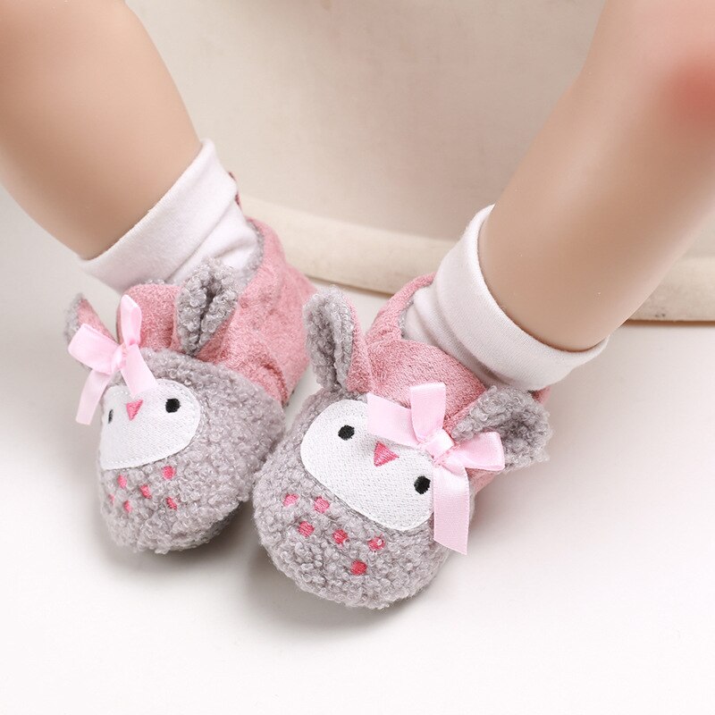 Baby Winter Shoes Toddler Infant Girls Boys Cartoon Warm Winter Shoes Boots Girls Boys First Walkers Walking Shoes