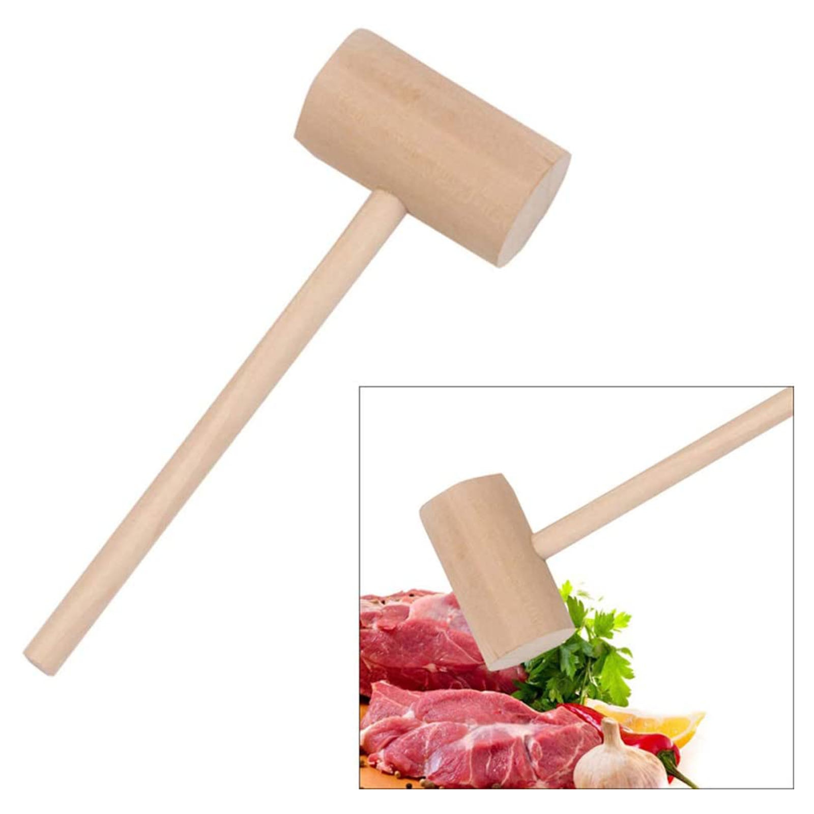 10Pcs Vlees Hamer Vlees Mals Hamers Steak Gereedschappen Keuken Benodigdheden Mallet Klein Gereedschap Keukengerei Houten Hamer
