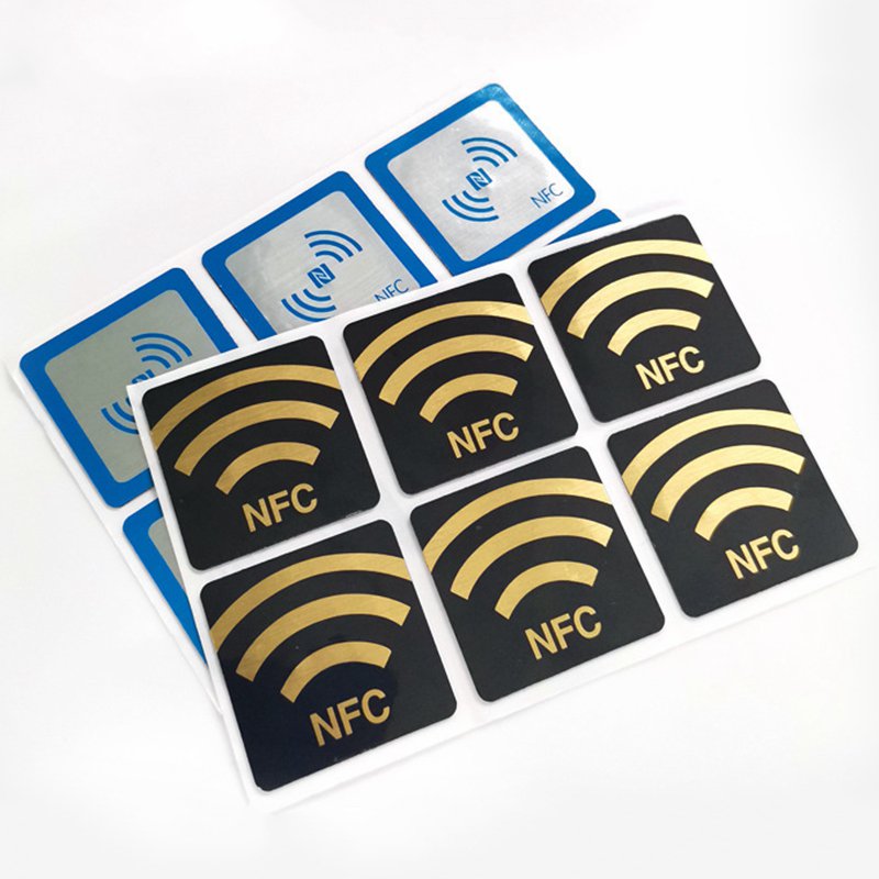 10Pcs NFC 216 Stickers Access Control Anti Metal Interference Intelligent Mobile Phone Inductive Electronic Label With Back Glue