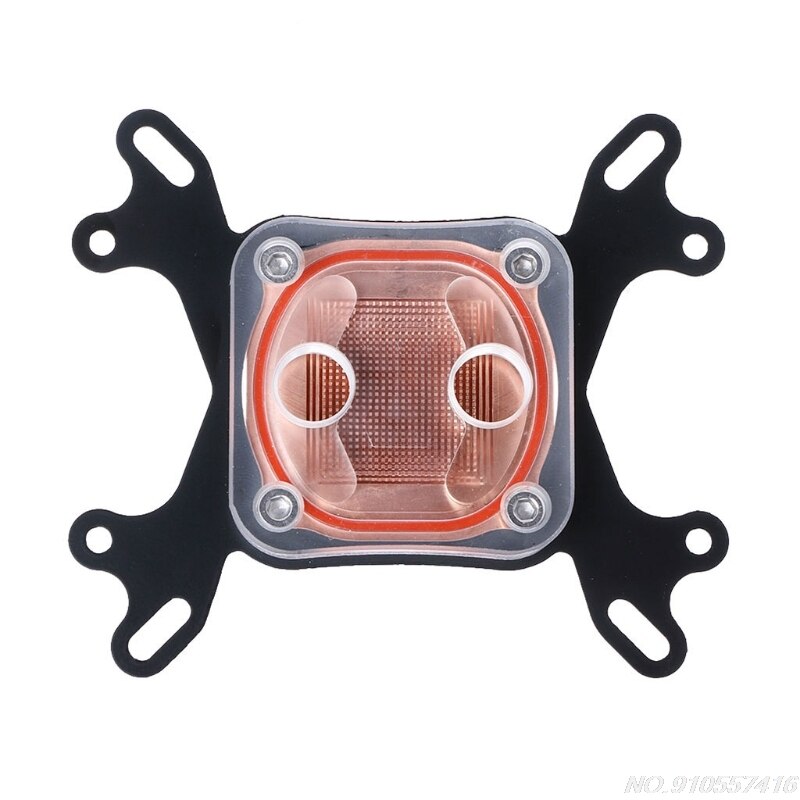 Computer CPU Water Cooler 50mm Transparent Cover Cooling Block for amd D24 20