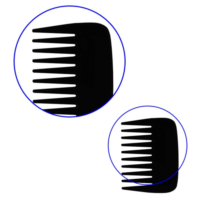 5Pcs Pocket Plastic Comb Super Wide Tooth Combs No Static Beard Comb Small Hair Brush Hair Styling Tool