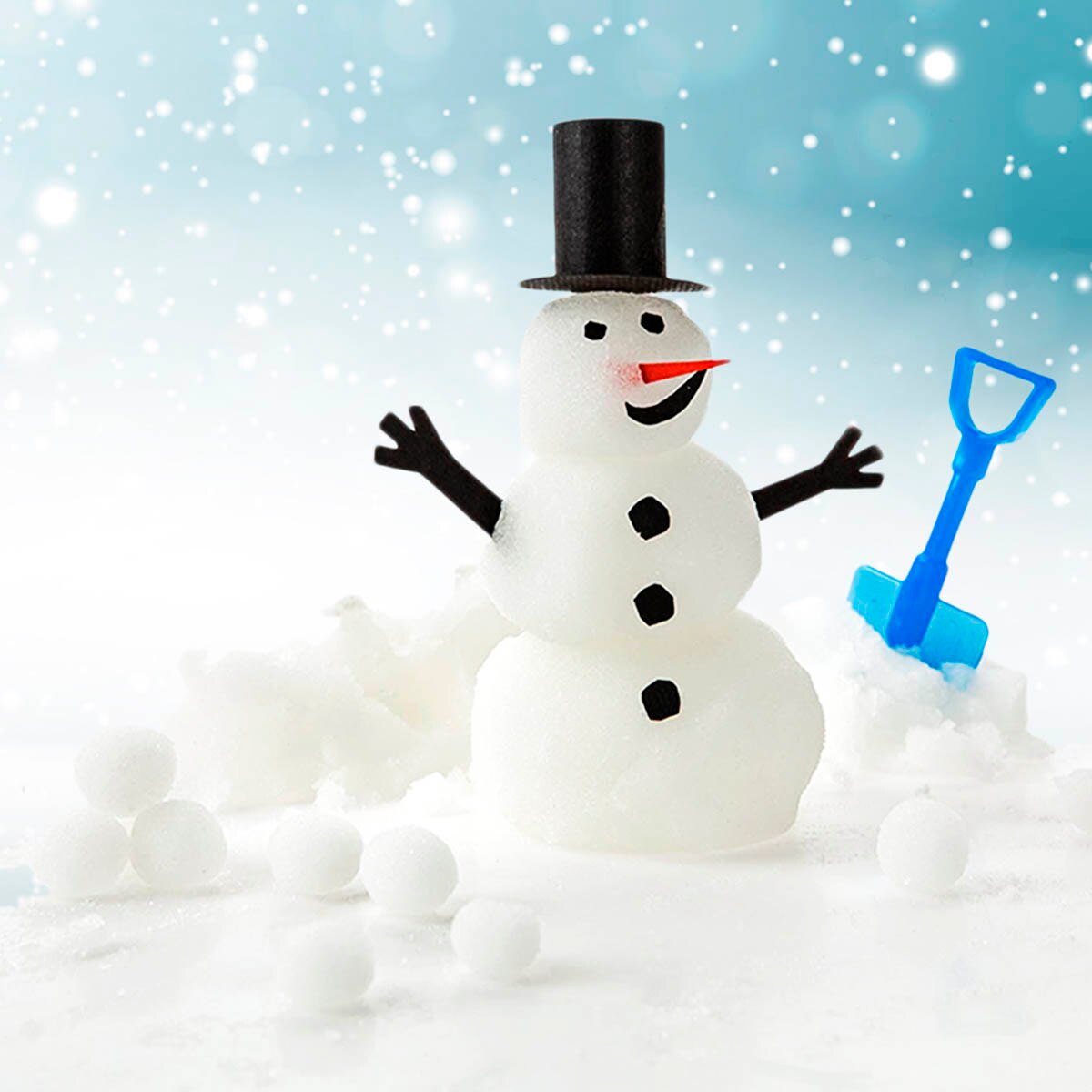 Neve magica, divertente, originale, crea forme, creatività, natale, festosa, artigianato, neve, neve artificiale