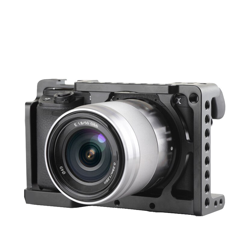 Draagbare Fotografie Camera Kooi Kit Slr Beschermhoes Video Film Film Stabilizer W/Top Handvat Grip Voor Sony A6000/A6300